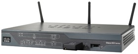 Cisco 881W Integrated Services Router - wireless router - 802.11b/g/n (draft 2.0) - desktop