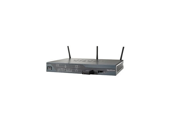Cisco 881W Integrated Services Router - wireless router - 802.11b/g/n (draft 2.0) - desktop