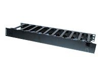 Ortronics Mighty Mo 6 Horizontal Cable Management Panel with Cover - rack cable management panel (horizontal) with cover