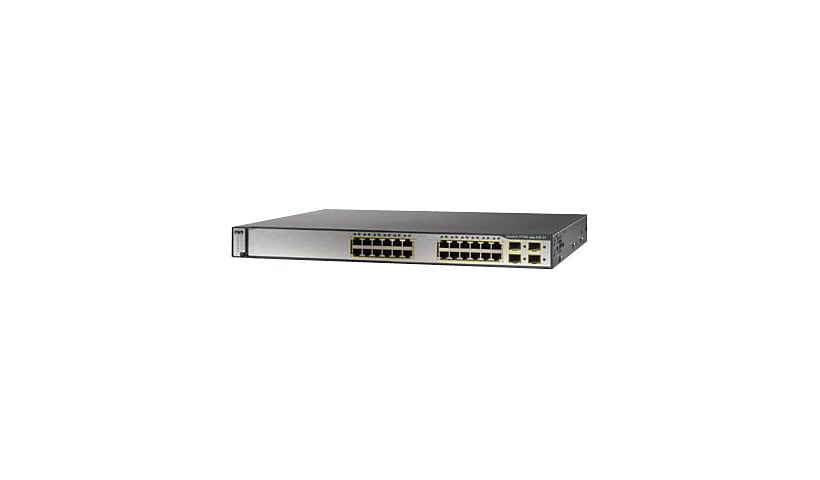 Cisco Catalyst 3750G-24PS-S - switch - 24 ports - managed - rack-mountable