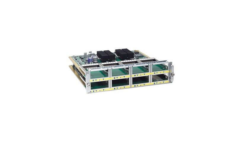 Cisco 8-port (2:1) 10 Gigabit Ethernet (X2) half-card - expansion module - 8 ports