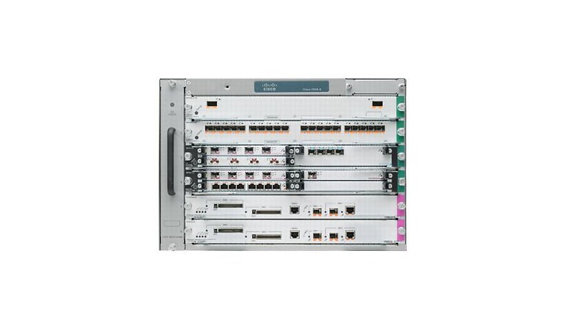Cisco 7606-S - router - rack-mountable - with Cisco Catalyst 6500 Series/76