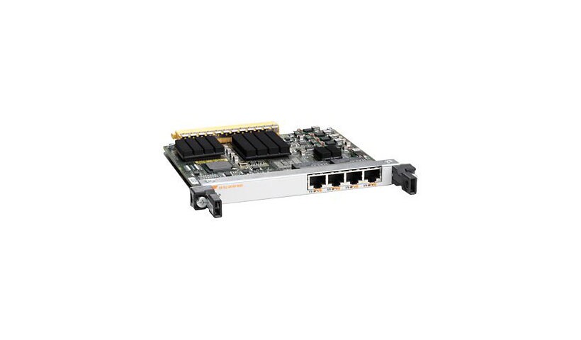 Cisco 4-Port 10BASE-T/100BASE-TX Fast Ethernet Shared Port Adapter, Version 2 - expansion module - 10/100 Ethernet x 4