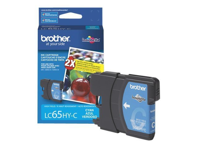 Brother LC65HY-C - High Yield - cyan - original - ink cartridge