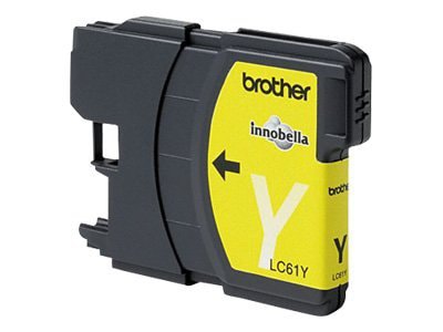 Brother LC61-Y - yellow - original - ink cartridge