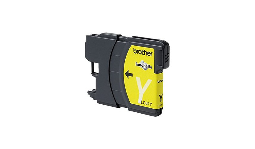 Brother LC61-Y - yellow - original - ink cartridge