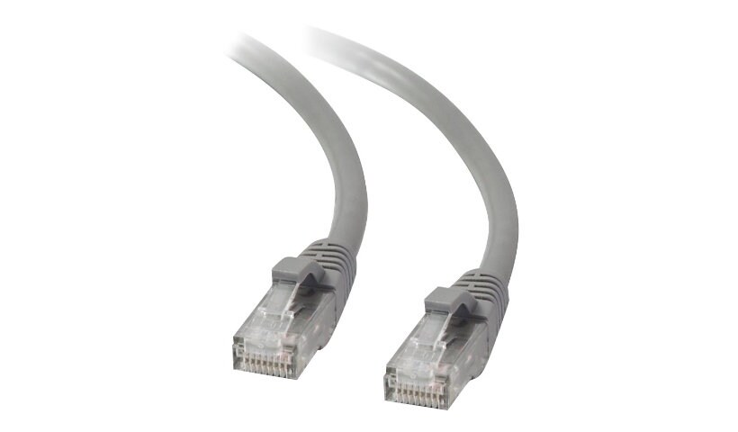 C2G 14ft Cat5e Ethernet Cable - Snagless Unshielded (UTP) - Gray - patch cable - 4.3 m - gray