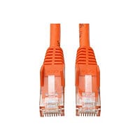 Eaton Tripp Lite Series Cat6 Gigabit Snagless Molded (UTP) Ethernet Cable (RJ45 M/M), PoE, Orange, 14 ft. (4.27 m) -
