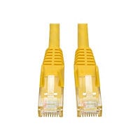 Eaton Tripp Lite Series Cat6 Gigabit Snagless Molded (UTP) Ethernet Cable (RJ45 M/M), PoE, Yellow, 7 ft. (2,13 m) -
