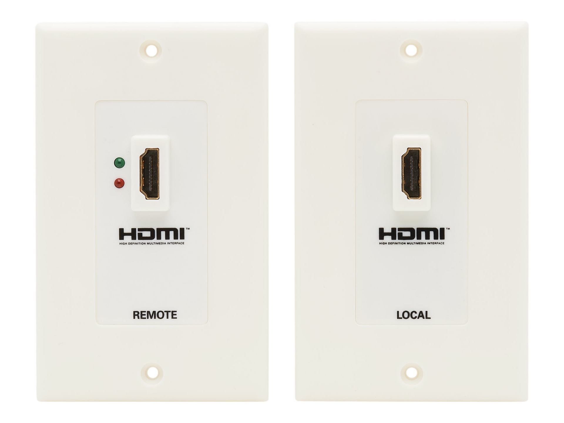 Tripp Lite HDMI Over Dual Cat5/Cat6 Wall Plate Extender Kit - Thumbnail 2