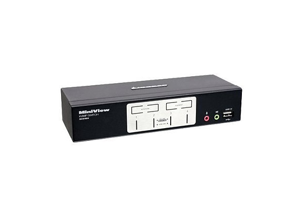 IOGEAR MiniView GCS1804 - KVM / audio / USB switch - 4 ports