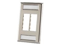 Ortronics TracJack faceplate