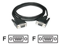 C2G 15ft DB9 Serial RS323 Cable - F/F