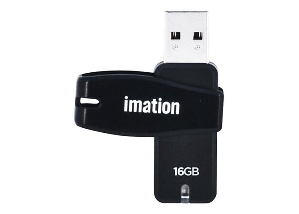 Imation USB 2.0 Swivel Flash Drive - 16GB