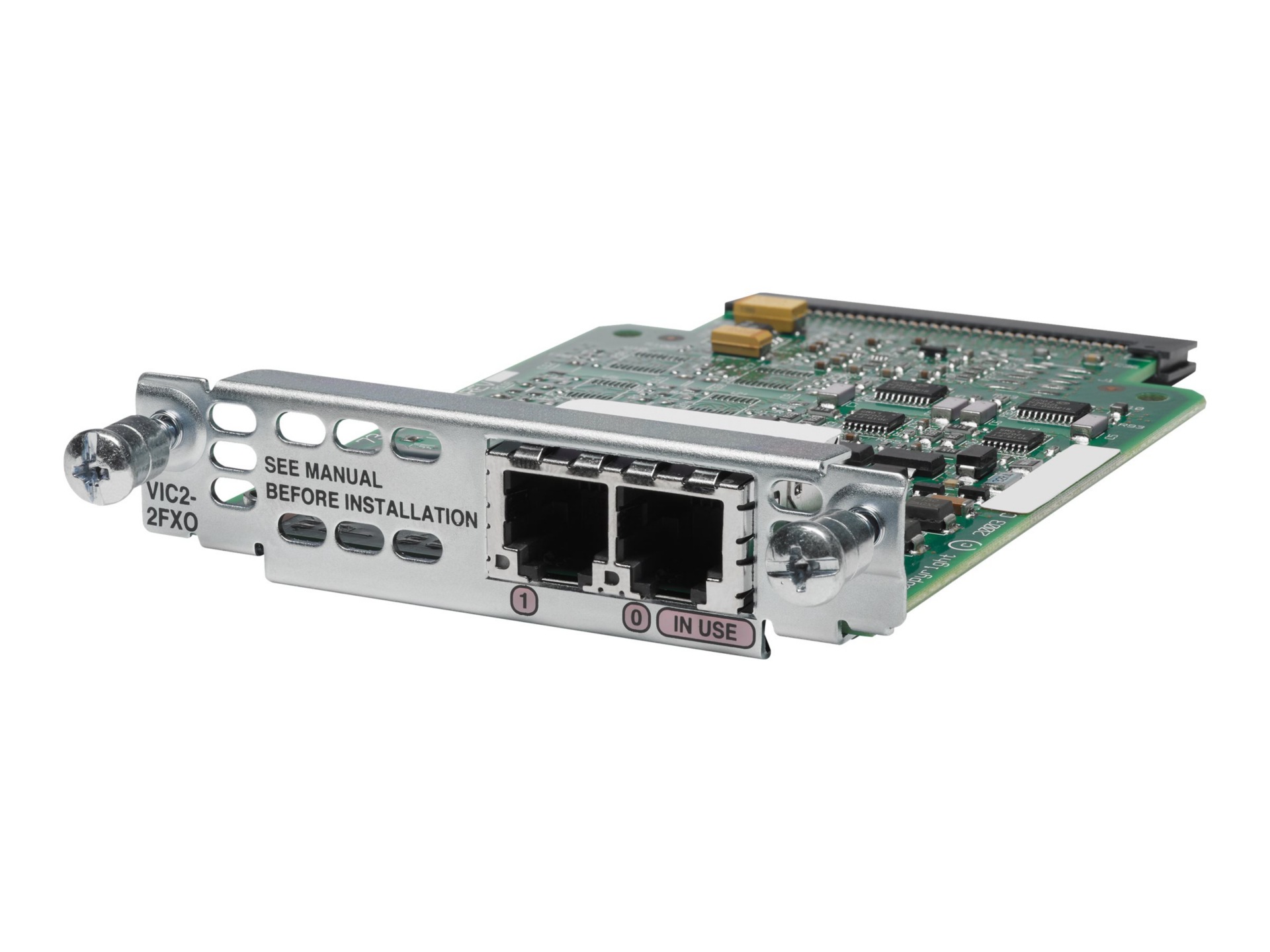 Cisco IP Unified Communications Voice/Fax Network Module - voice interface card - FXO