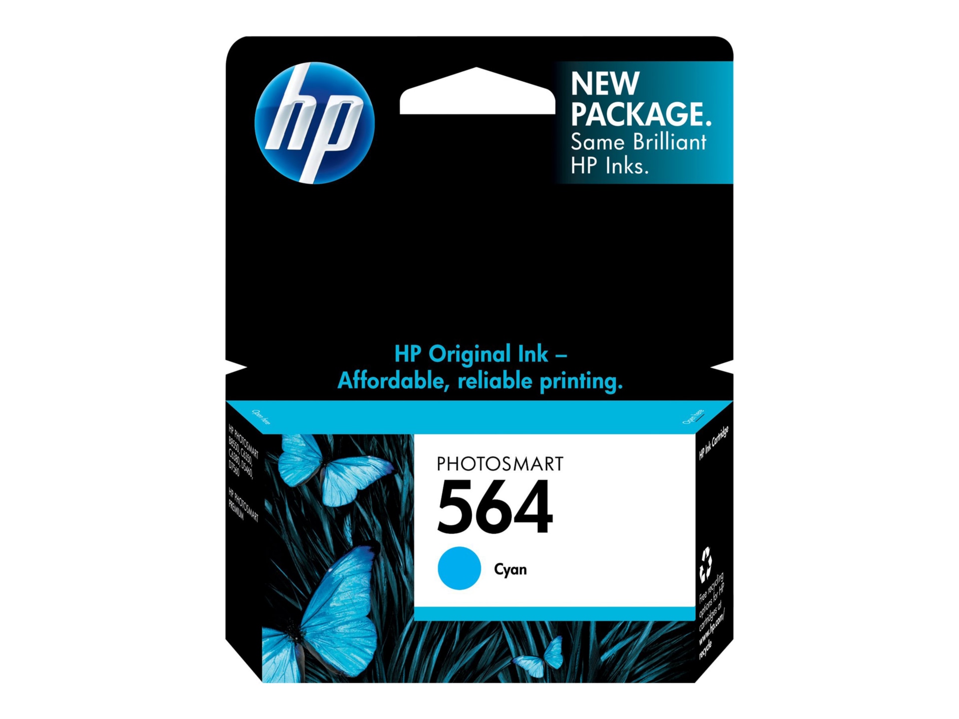 HP 564 (CB318WN) Cyan Original Ink Cartridge