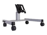 Chief Confidence Medium 2' Mobile TV Cart - For 32-65 Inch TVs - Black