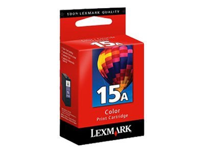 Lexmark Cartridge No. 15A - color (cyan, magenta, yellow) - original - ink cartridge
