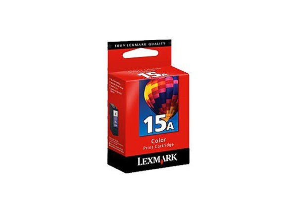 Lexmark Cartridge No. 15A - color (cyan, magenta, yellow) - original - ink cartridge