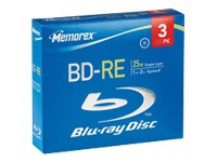 Memorex - BD-RE x 3 - 25 GB