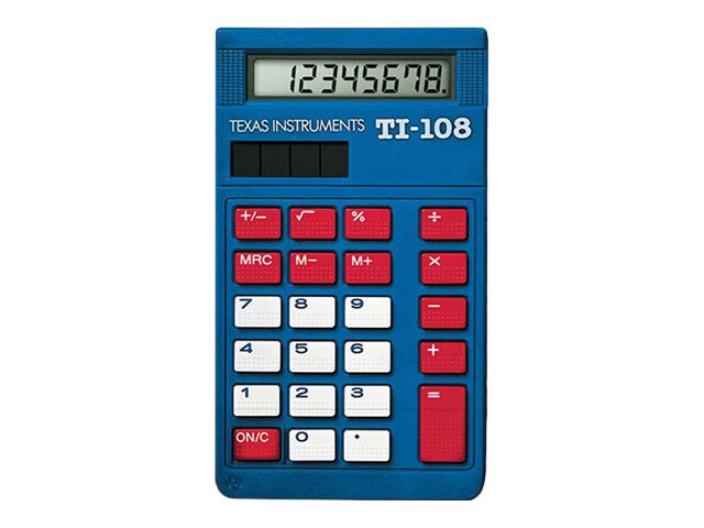 Texas Instruments TI-108 Teacher Kit - desktop calculator - 108/BK/D -  Calculators 