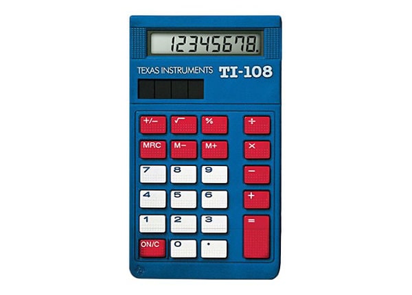 Texas Instruments TI-108 Teacher Kit - desktop calculator - 108/BK/D -  Calculators 