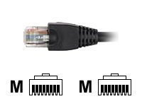 Black Box GigaTru 10ft Cat6 550Mhz Gigabit UTP Black Snagless Cable 25-Pack