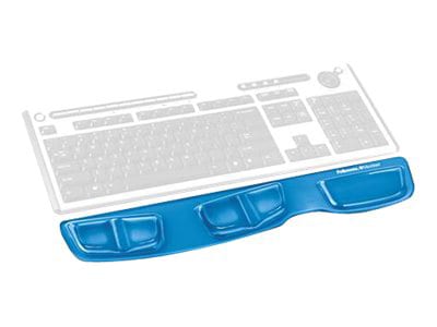 Fellowes® Keyboard Palm Support with Microban® - Blue Gel