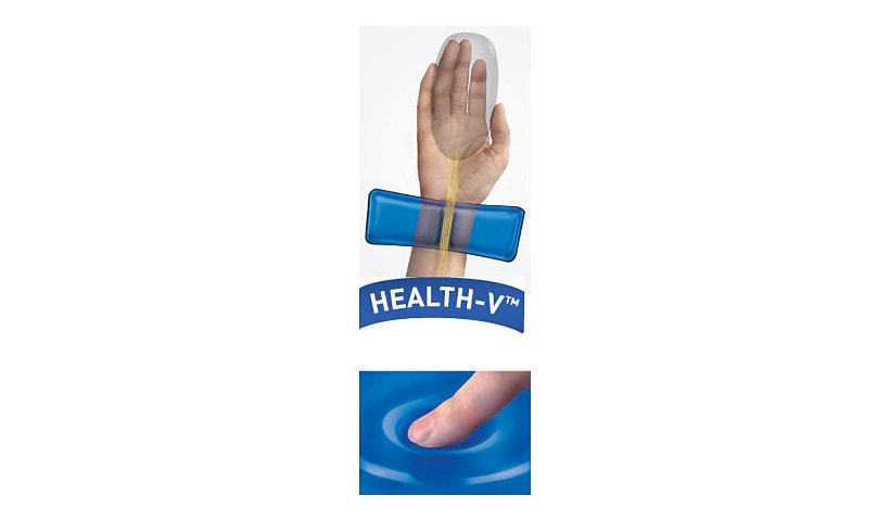 Fellowes® Wrist Support with Microban® - Blue Gel