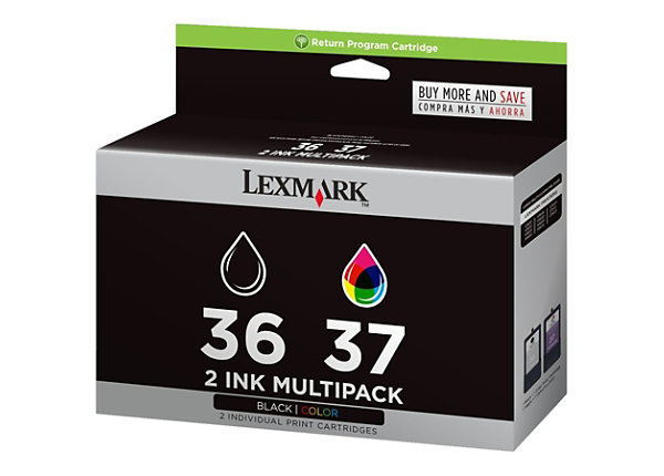 LEXMARK 36/37 INK BLK/COLOR RP