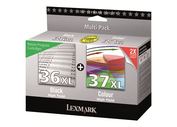 LEXMARK 36XL/37XL HI YLD INK CART RP