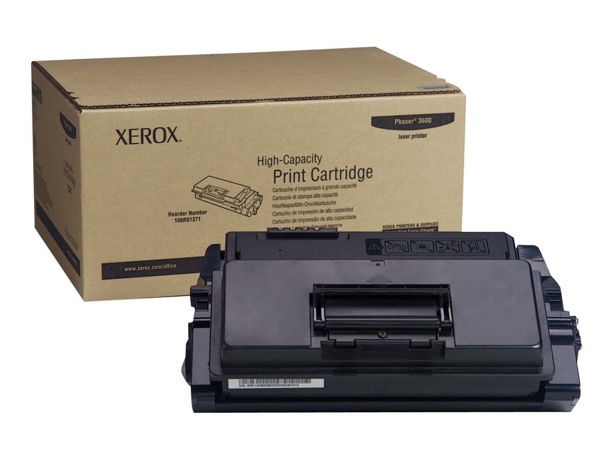 Xerox Phaser 3600 - haute capacité - noir - original - cartouche de toner