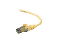 Belkin High Performance patch cable - 5.9 in - yellow