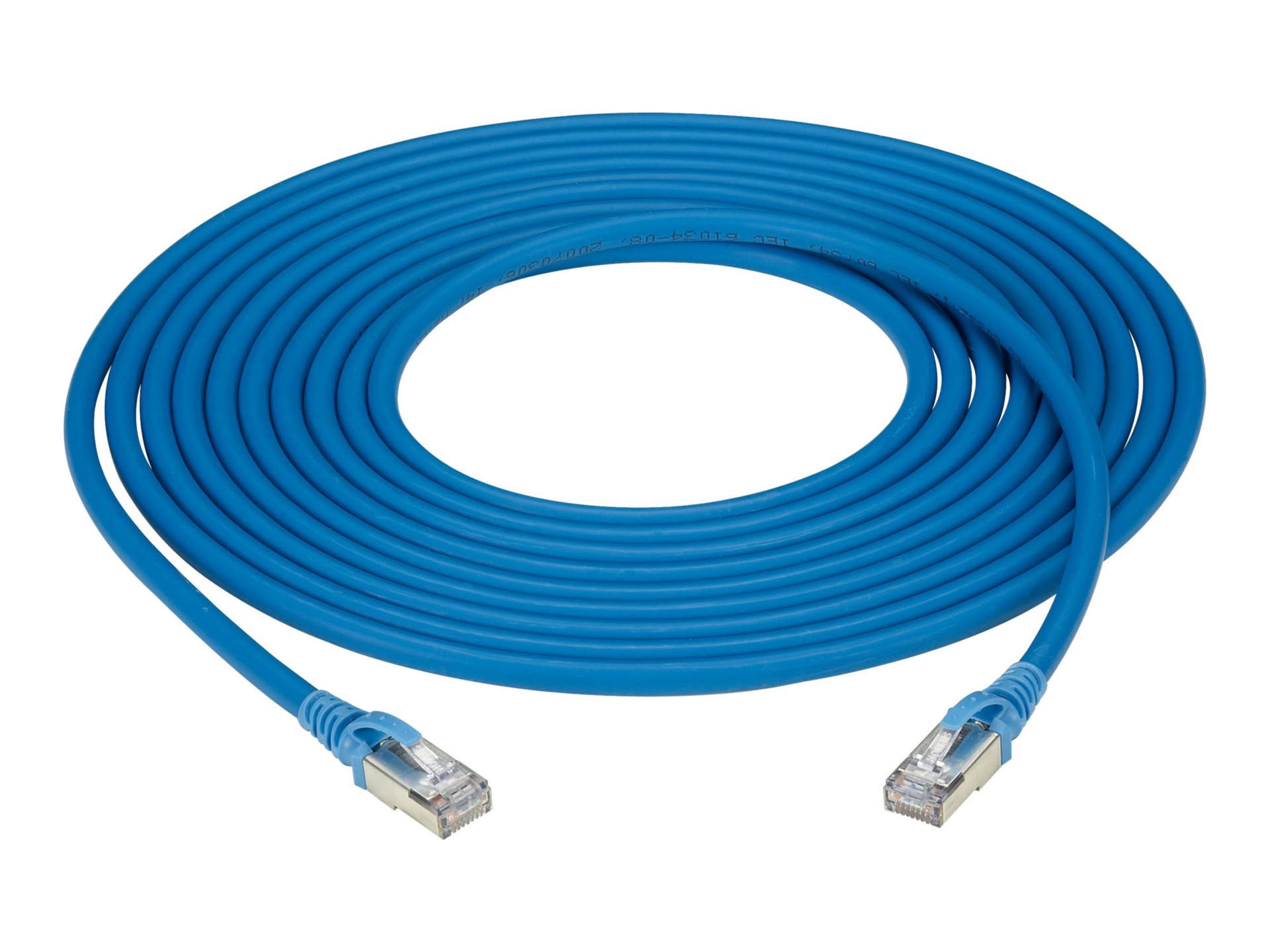 Black Box CAT6a patch cable - 10 ft - blue