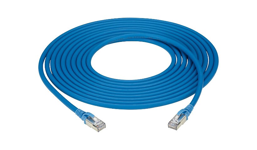 Black Box CAT6a patch cable - 16.4 ft - blue