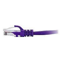C2G 1ft Cat6 Snagless Unshielded (UTP) Ethernet Network Patch Cable - Purple - cordon de raccordement - 30.5 cm - violet