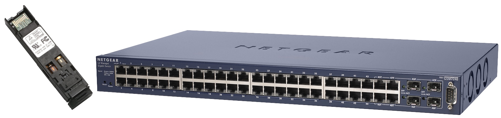 NETGEAR 48PT GIG L2 MNGD RTR BUNDLE