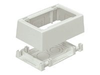 mount box panduit surface pan way voltage outlet low cdw