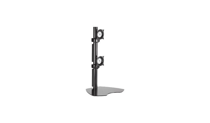 Chief Dual Monitor Table Stand - For Flat Panel Displays - Black
