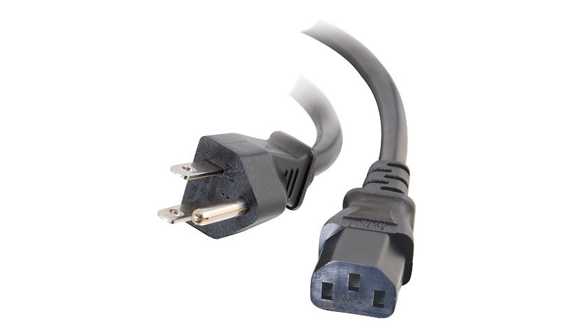 C2G 6ft Universal Power Cord - 16 AWG - NEMA 5-15 to IEC320C13 - power cabl