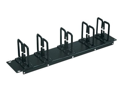 Eaton Tripp Lite Series Rack Enclosure Cabinet Horizontal Cable Ring Flexible 2URM - rack cable management kit - 2U