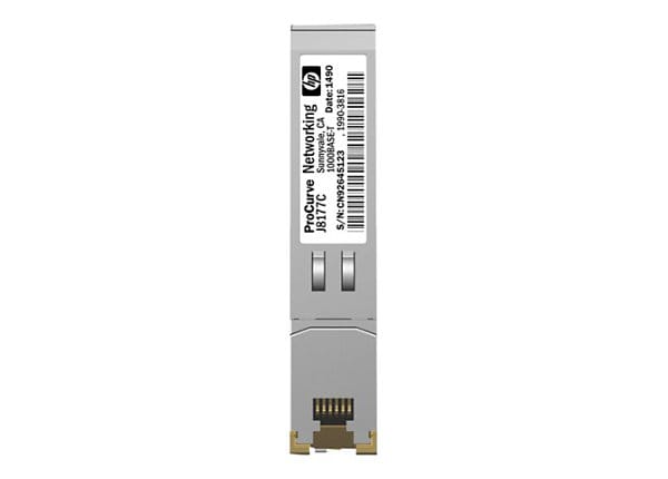 HPE X121 1G SFP RJ45 T-Ethernet Transceiver