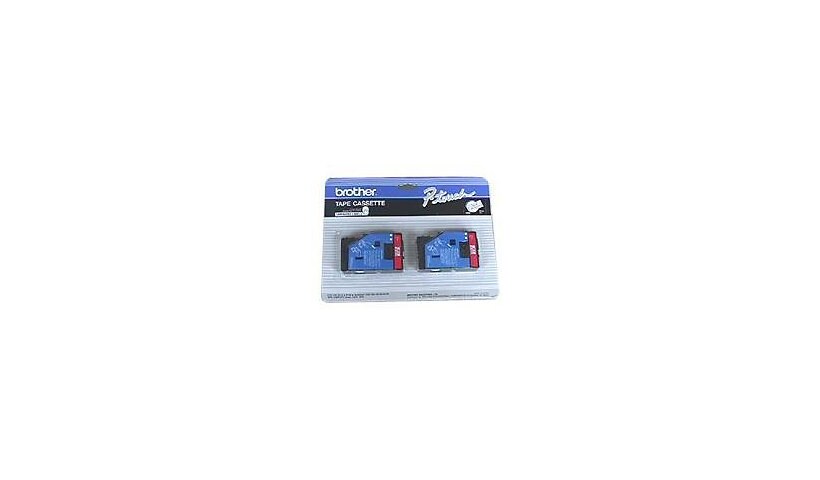 Brother TC11 - laminated tape - 2 cassette(s) -