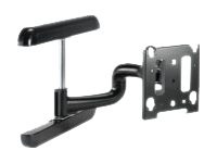 Chief Medium 25 Inch Extension Monitor Arm Wall Mount - For 30-55 inch Displays - Flat Panel Mount - Black