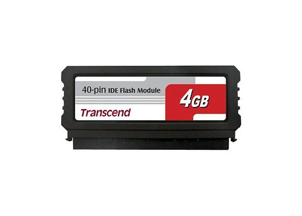 Transcend IDE Flash Module Vertical - solid state drive - 4 GB - IDE