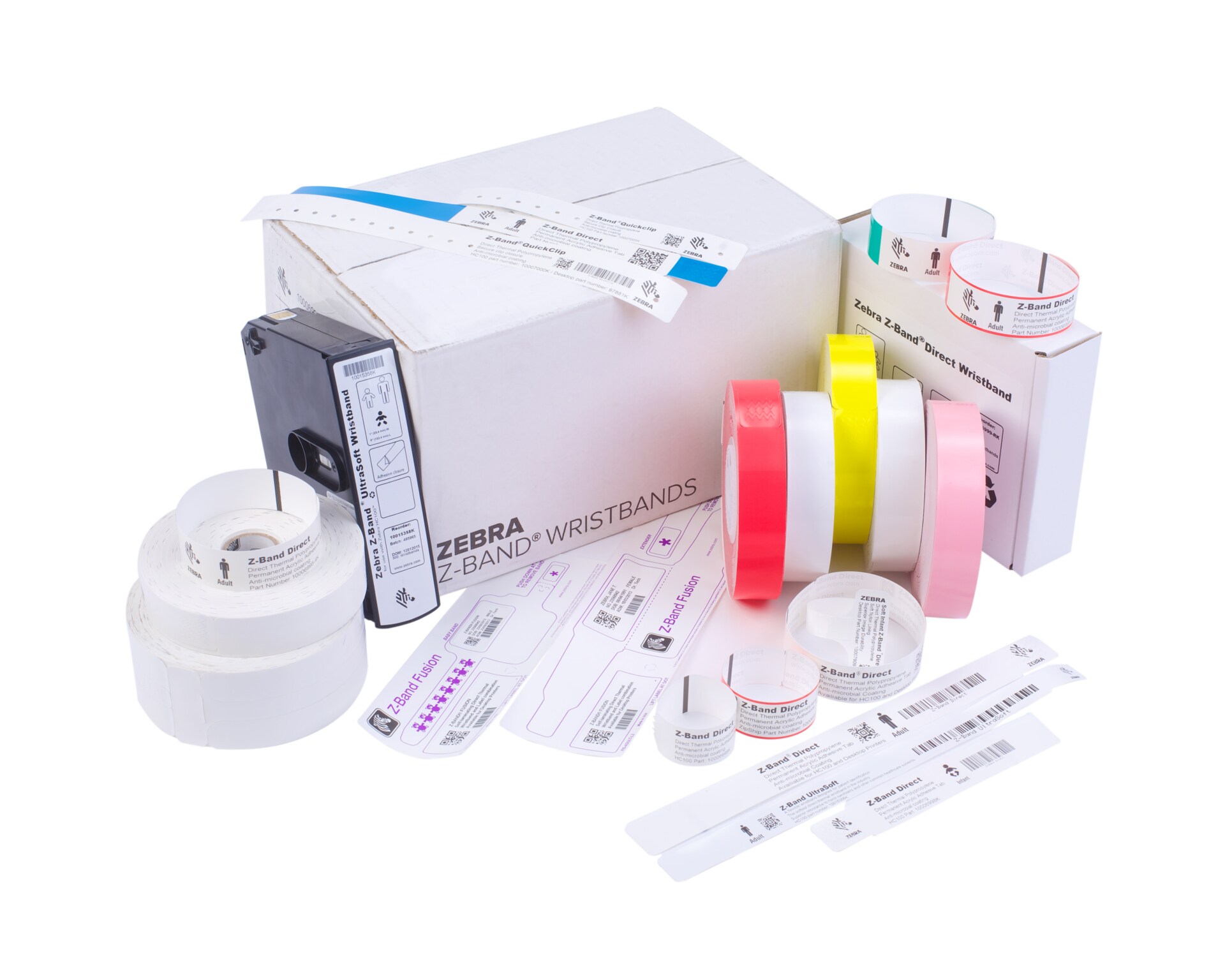 Zebra Z-Band Direct - wristbands - 1800 pcs. - - 10006998K