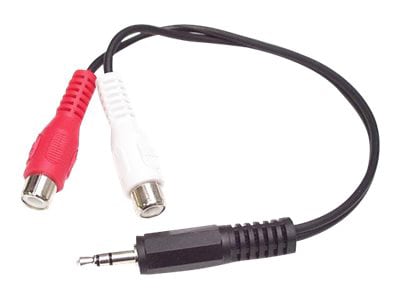 StarTech.com Stereo Audio Cable - 3.5mm Male to 2x RCA Female