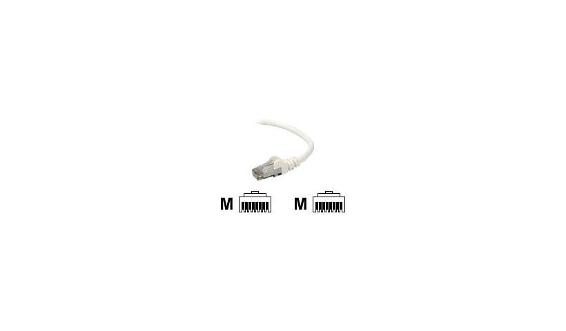 Belkin Cat6 12ft White Ethernet Patch Cable, UTP, 24 AWG, Snagless, Molded, RJ45, M/M, 12'