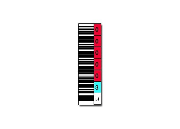 EDP/Tri-Optic LTO Ultrium Generation 4 Data Cartridge Label - barcode labels