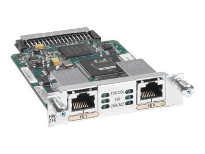 Cisco High-Speed - expansion module - HWIC - 10/100 Ethernet x 2